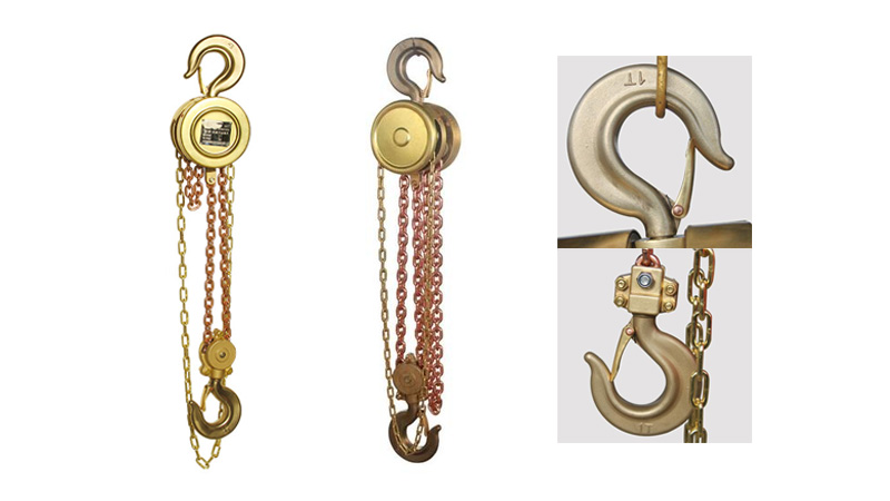 Räjähdyssuojattu käsin vedetty nostin varmistaa lannoitetehtaan turvallisuuden