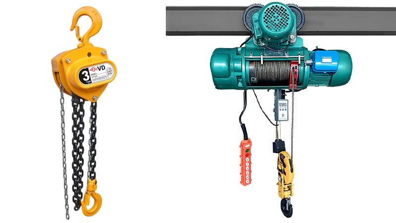 Kuinka valita manuaalisen ja sähköisen nostimen välillä?