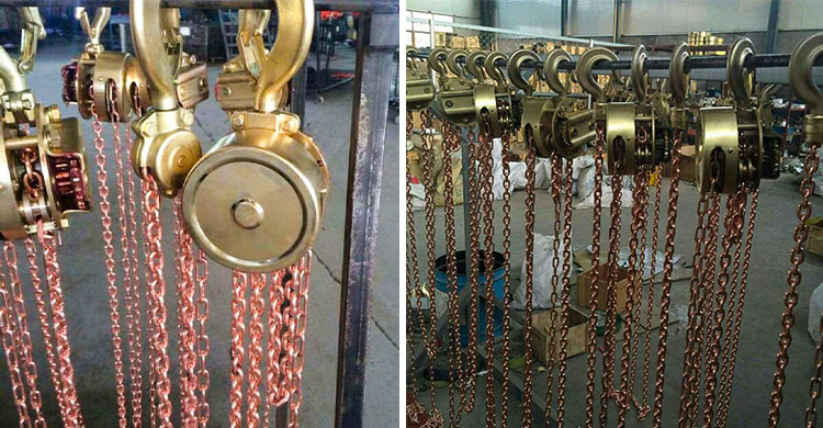Explosion Proof Manual Chain Hoist Explosion Proof Manual Chain Hoist