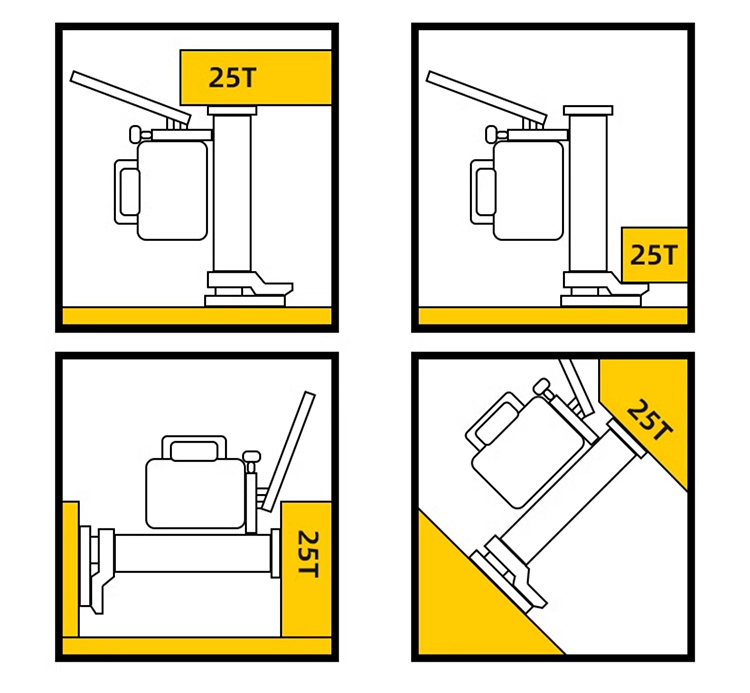 hydraulic toe jack